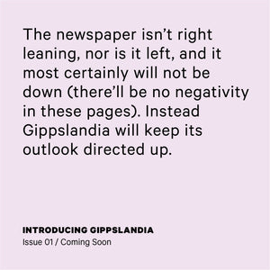 Gippslandia - Issue No. 1 (DIGITAL FREE)